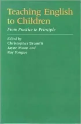 Couverture du produit · Teaching English to Children: From Practice to Principle