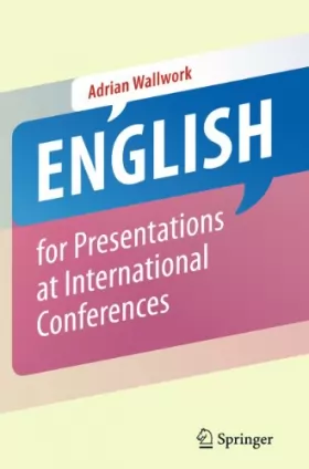 Couverture du produit · English for Presentations at International Conferences