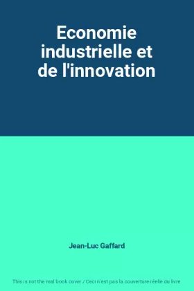 Couverture du produit · Economie industrielle et de l'innovation
