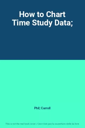 Couverture du produit · How to Chart Time Study Data