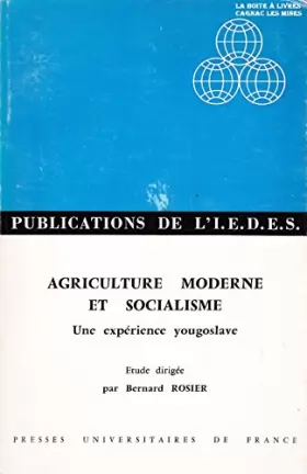 Couverture du produit · Agriculture moderne et socialisme