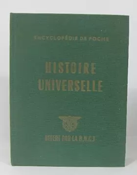 Couverture du produit · Histoire universelle encyclopédie de Poche.