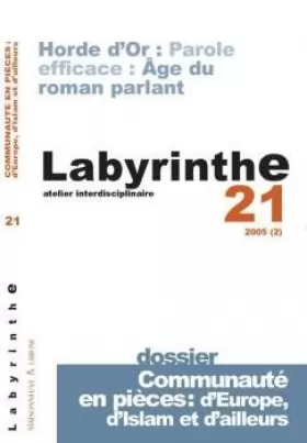 Couverture du produit · Revue Labyrinthe n° 21 : Communauté en pièces : d'Europe, d'Islam et d'ailleurs