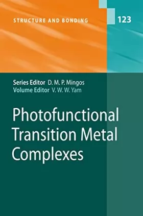 Couverture du produit · Photofunctional Transition Metal Complexes