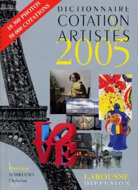 Couverture du produit · Dictionnaire Cotation des artistes 2005
