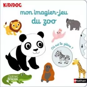 Couverture du produit · Mon imagier-jeu du zoo - Kididoc - dès 1 an