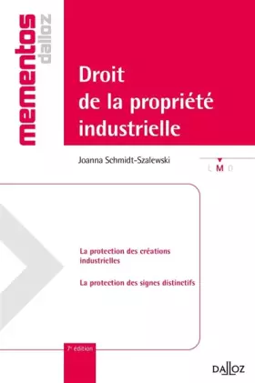 Couverture du produit · Droit de la propriété industrielle