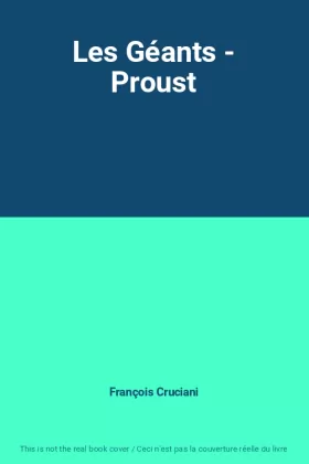 Couverture du produit · Les Géants - Proust