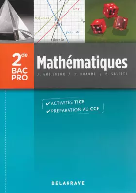 Couverture du produit · Mathématiques 2e Bac Pro