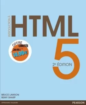 Couverture du produit · Introduction à HTML5