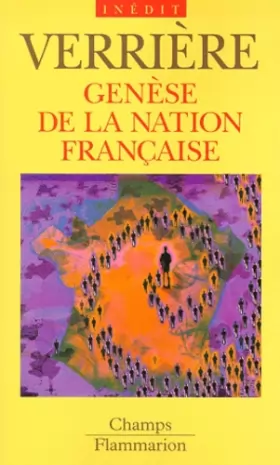 Couverture du produit · Genèse de la nation française