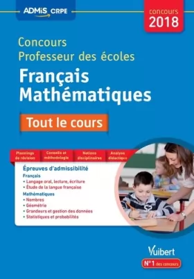 Couverture du produit · Concours professeur des écoles tout le cours français et mathématiques 5e edt