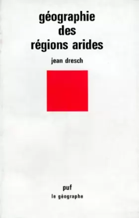 Couverture du produit · Géographie des régions arides