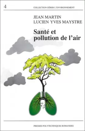 Couverture du produit · SANTE ET POLLUTION DE L'AIR