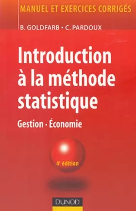 Couverture du produit · Introduction à la méthode statistique : Gestion, économie