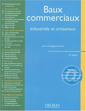 Couverture du produit · Baux commerciaux, industriels et artisanaux
