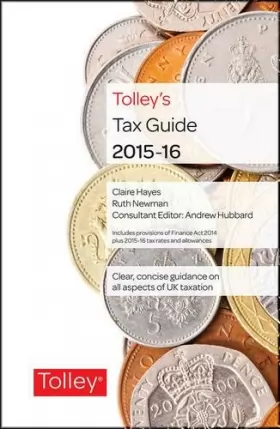Couverture du produit · Tolley's Tax Guide 2015-16