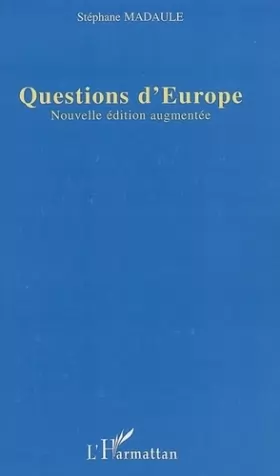 Couverture du produit · Questions d'Europe