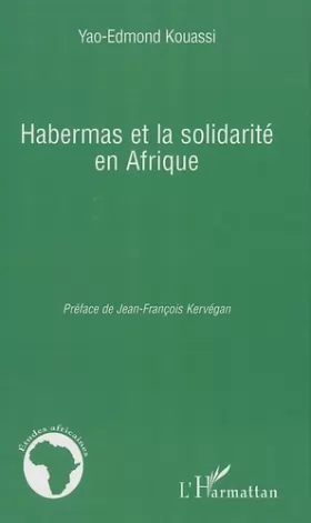Couverture du produit · Habermas et la solidarité en Afrique