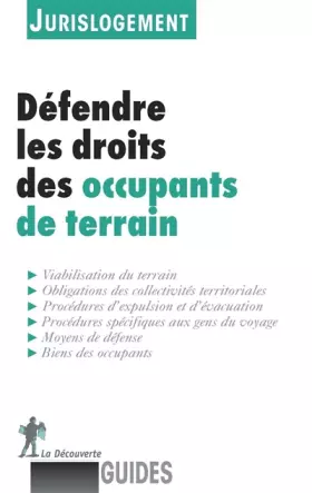 Couverture du produit · Défendre les droits des occupants de terrain