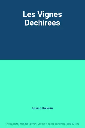 Couverture du produit · Les Vignes Dechirees