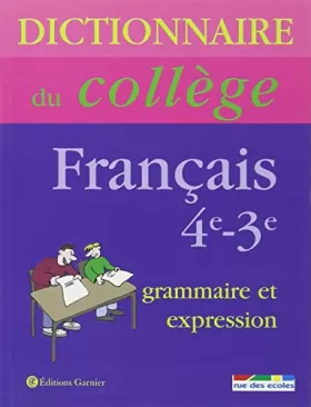 Couverture du produit · Dictionnaire du college francais 4e-3e