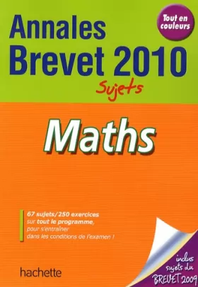 Couverture du produit · Maths 2010