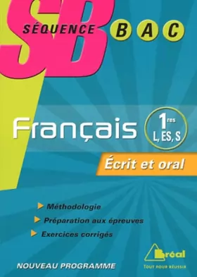 Couverture du produit · Séquence Bac Français 1eres L ES S - Ecrit Oral