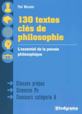 Couverture du produit · 130 textes clés de philosophie
