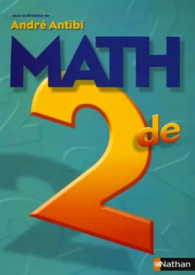 Couverture du produit · Math 2e : Programme 2000