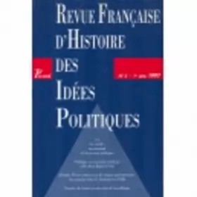 Couverture du produit · Revue française d'histoire des idées politiques, numéro 5