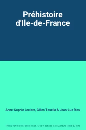 Couverture du produit · Préhistoire d'Ile-de-France