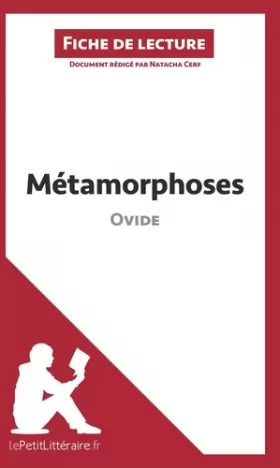 Couverture du produit · Métamorphoses d'Ovide (Fiche de lecture): Résumé complet et analyse détaillée de l'oeuvre