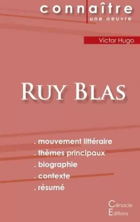Couverture du produit · Fiche de lecture Ruy Blas de Victor Hugo (Analyse littéraire de référence et résumé complet)