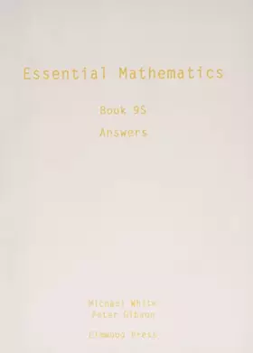 Couverture du produit · Essential Maths 9S Answers