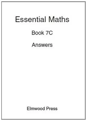 Couverture du produit · Essential Maths 7C Answers