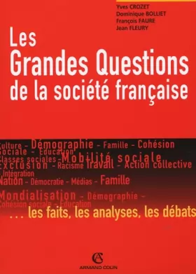 Couverture du produit · Les Grandes Questions de la société française