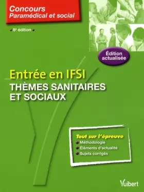 Couverture du produit · Entrée en IFSI : thèmes sanitaires et sociaux