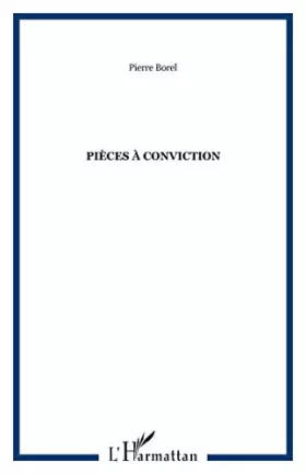 Couverture du produit · Pièces à conviction