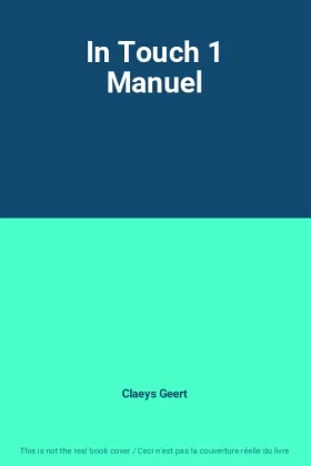 Couverture du produit · In Touch 1 Manuel