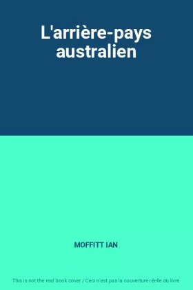 Couverture du produit · L'arrière-pays australien