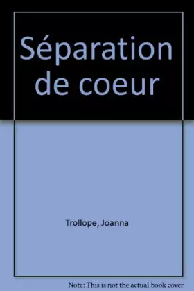 Couverture du produit · Séparation de coeur