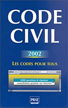 Couverture du produit · Code civil 2002