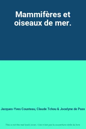 Couverture du produit · Mammifères et oiseaux de mer.