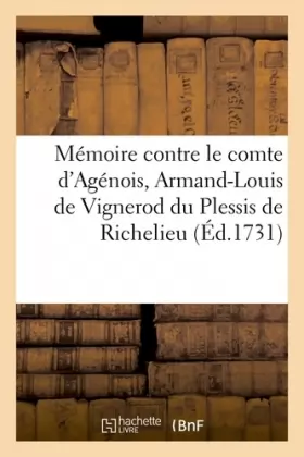 Couverture du produit · Mémoire pour M. l'évêque duc de Laon, M. l'évêque comte de Beauvais, M. l'évêque comte de Noyon