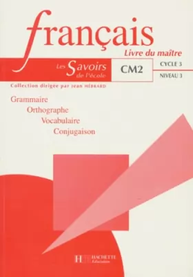 Couverture du produit · Français, CM2. Livre du maître