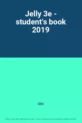 Couverture du produit · Jelly 3e - student's book 2019