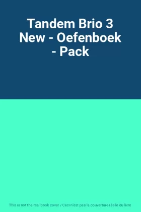 Couverture du produit · Tandem Brio 3 New - Oefenboek - Pack