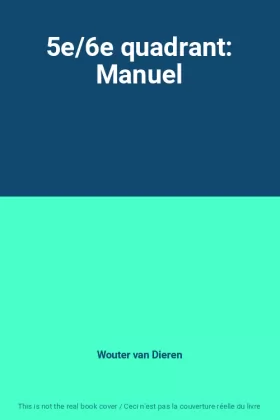 Couverture du produit · 5e/6e quadrant: Manuel