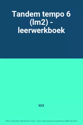 Couverture du produit · Tandem tempo 6 (lm2) - leerwerkboek